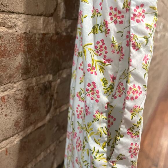 J. Crew Short-Sleeve Smocked Dress in Meadow Floral Size Medium - Picture 9 of 13